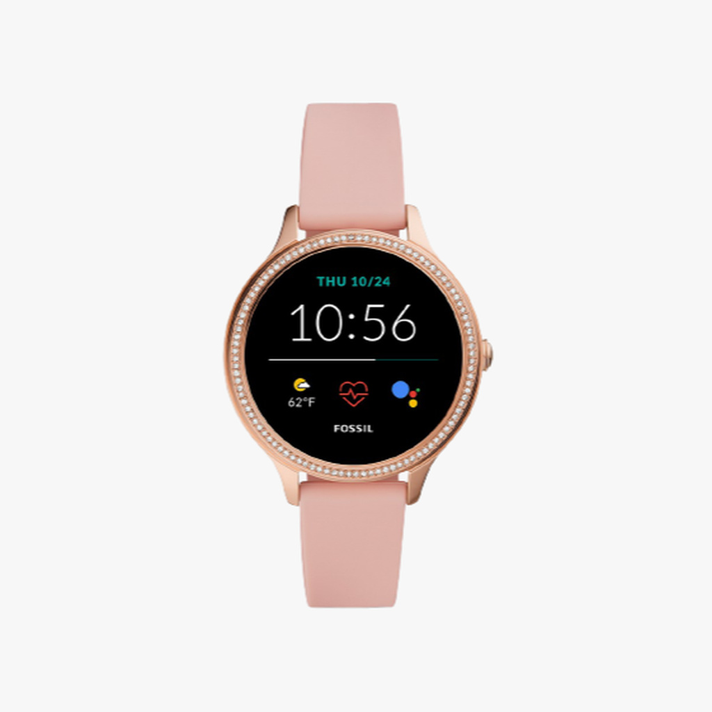 Fossil นาฬิกาข้อมือผู้หญิง Fossil Gen 5E Smartwatch Pink รุ่น FTW6066