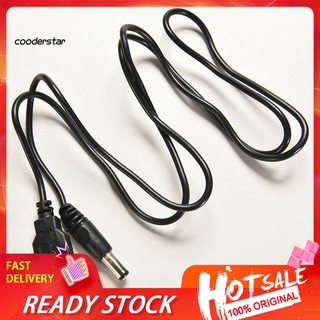 ✾Rxsc✾ปลั๊กพาวเวอร์ซัพพลาย USB 2.0 Male AC to DC 5.5 มม. X2.1 มม.