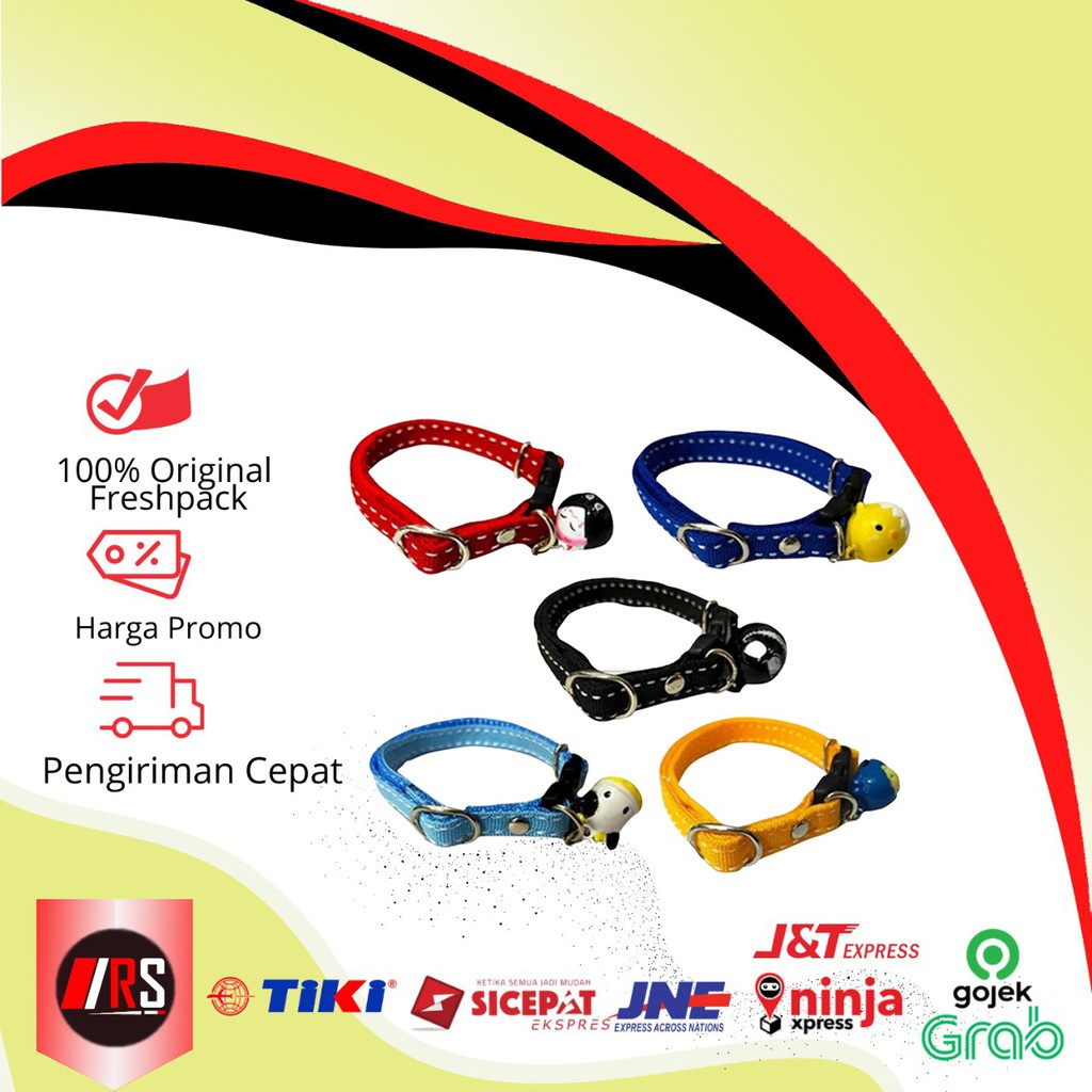 Cat Dog Rabbit Ferret Bell สร้อยคอตุ๊กตาธรรมดา