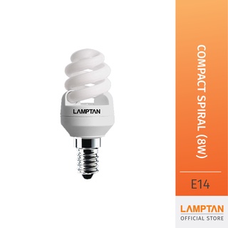 [Clearance Sale] LAMPTAN หลอดไฟ สไปรัล 8 วัตต์ Compact Spiral ขั้ว E14