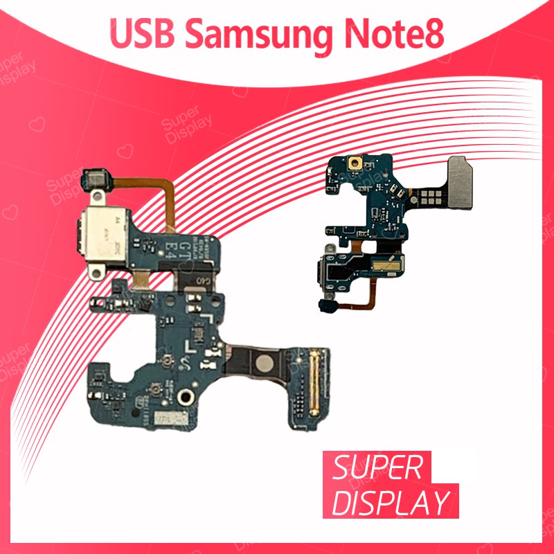 Samsung Note 8/note8 อะไหล่สายแพรตูดชาร์จ แพรก้นชาร์จ Charging Connector Port Flex Cable（ได้1ชิ้นค่ะ) Super Display