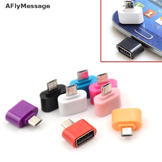 Afl อะแดปเตอร์แปลง Micro USB ตัวผู้ เป็น USB 2.0 OTG สําหรับ Android แท็บเล็ต โทรศัพท์ 3 ชิ้น