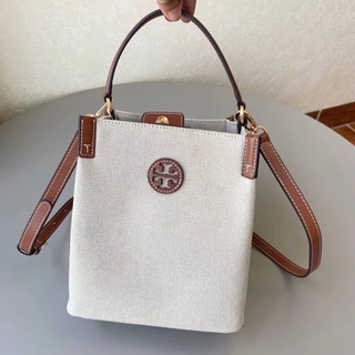 Tory Burch Blake Canvas Bucket Bag