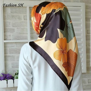 Fashionable lady turban silk shawl M90121