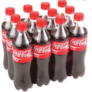 โค้ก ขนาด 450 มล/ขวด แพ็คละ12ขวด เครื่องดื่มน้ำอัดลม++Coke Cola CocaCola 450ml/bottle 12 bottle/pack+++