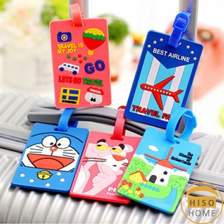 ป้ายห้อยกระเป๋า PVC ป้ายติดกระเป๋าเดินทาง แท็กกระเป๋าเครื่องบิน  luggage tag