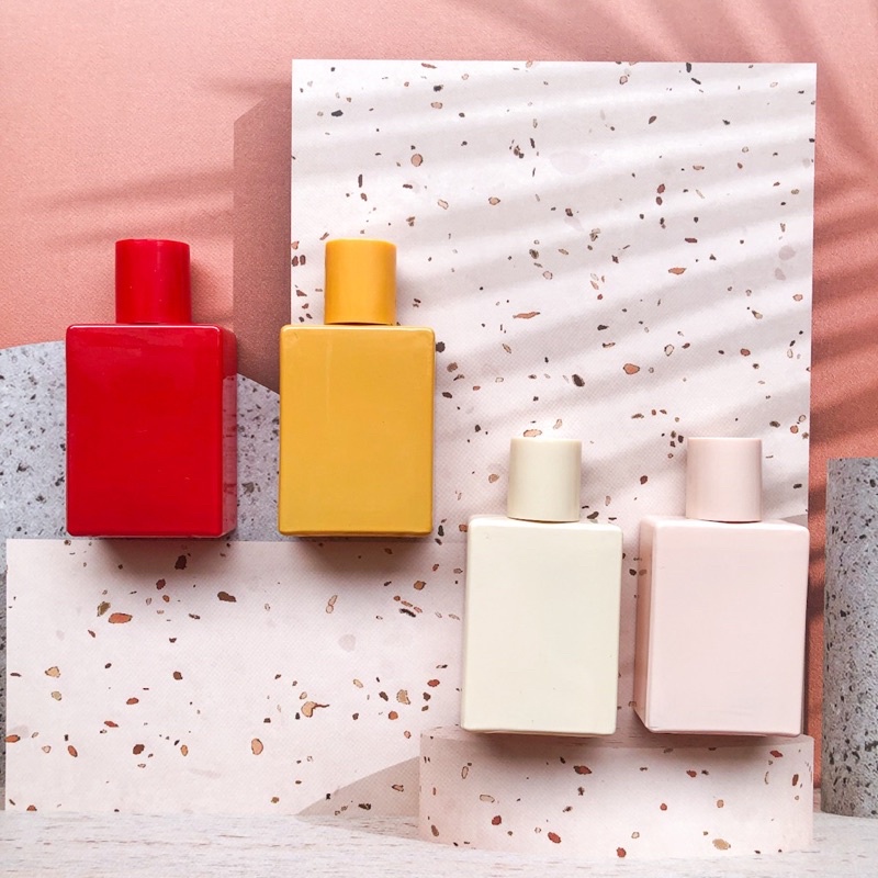 30ml สีพาสเทล COLOR BOX PERFUME Spray bottle - ขวดรีฟิล - ด้าย - ด้าย - ขวดสีพาสเทล PERFUME - น้ํามั