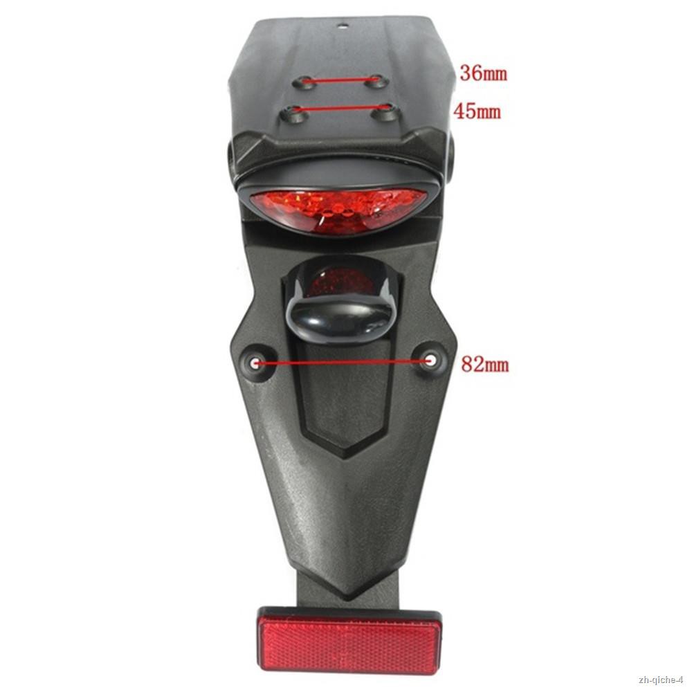 MOTO CLAIR LED Enduro Fender Lampe Stop Frein Lumière Feu Arrière Pour Dirt Bike EUR 17,51 - Foto 4