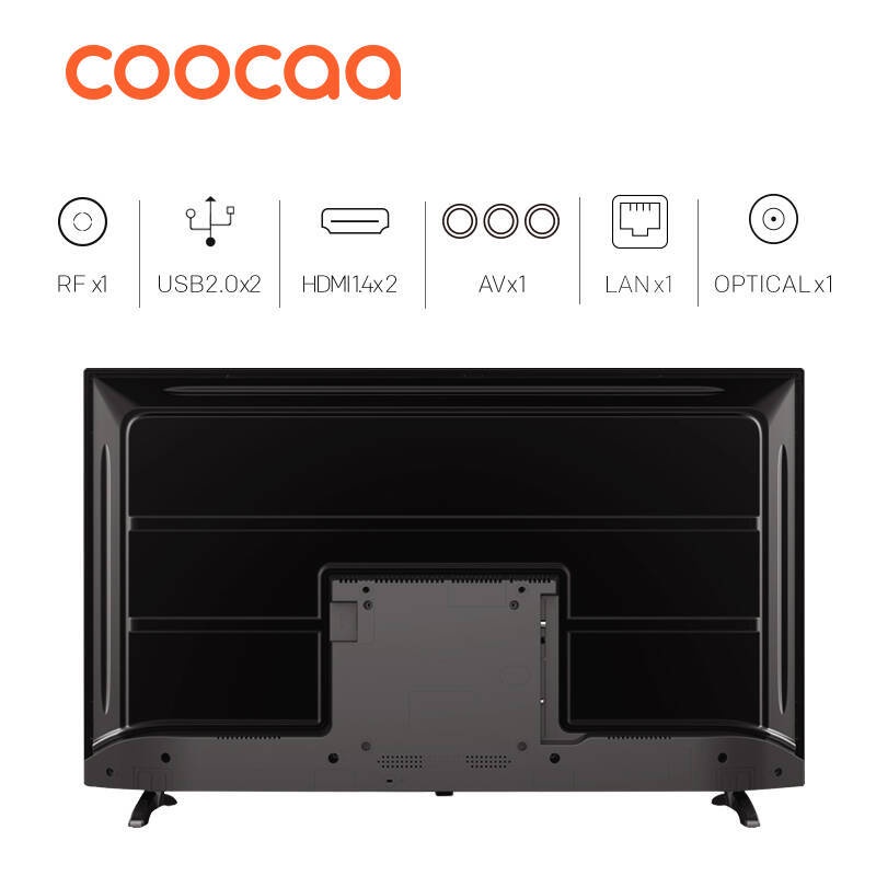 ค่าจัดส่งฟรี    COOCAA ทีวี 32 นิ้ว Inch Smart TV LED 2K HD โทรทัศน์ Android9.0 สมาร์ท ทีวี HDR 10 HDMI 32S3G