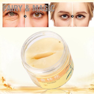 Fairy &amp; Magic Gold Osmanthus แผ่นมาส์กบํารุงตาให้ความชุ่มชื้นต่อต้านริ้วรอย