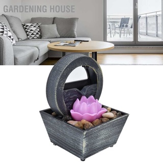 Gardening House น้ําพุพลาสติก Led 3V Usb พร้อมหิน สําหรับตกแต่งบ้าน ออฟฟิศ