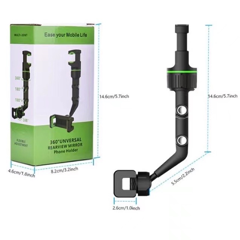 UNIVERSAL CLIP Cellphone Holder ขาหนีบโทรศัพท์ มือถือ FLEXBLE JOINTS #7