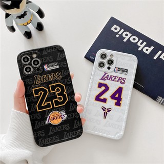 เคสไอโฟน เคสซิลิโคน iPhone 14 Pro Max iPhone 13 Pro Max iPhone 12 Pro Max iPhone 11 Pro Max X XR XS Max Creative LAKERS 23 24 Silicone Case