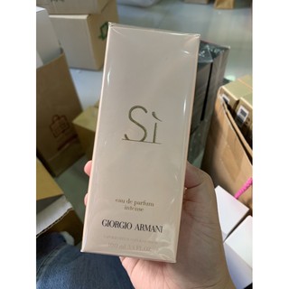 น้ำหอม Giorgio Armani Si Intense EDP 100 ml. กล่องซีล