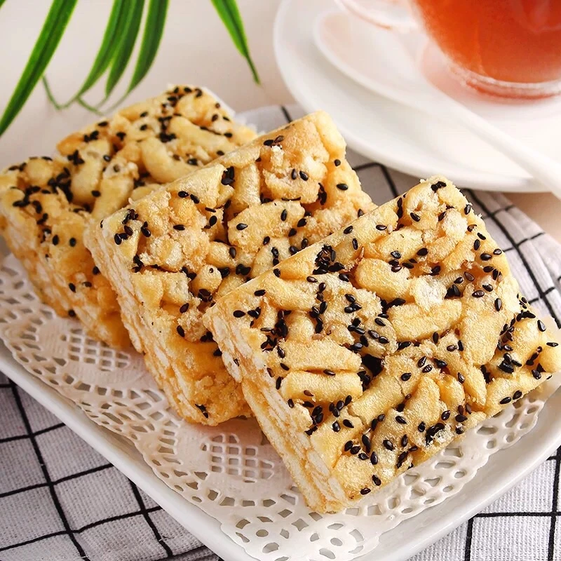 ข้าวซอยตัด ขนมข้าวซอยตัด พร้อมทาน(徐福记、沙琪玛)มี2รส รสไข่ รสงา พร้อมส่ง ขนม ข้าวซอย ซื้อเป็นของฝาก thumbnail 4