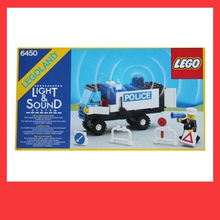 [มือ 2 ของแท้ สภาพใช้] LEGO 6450 (year 1986): Classic Town - Mobile Police Truck (with Light &amp; Sound system)/ไม่มีกล่อง