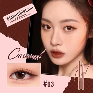 PINKFLASH #Infallibleline Hyperfine อายไลเนอร์เจลแบบเรียบหลายสีกันรอย