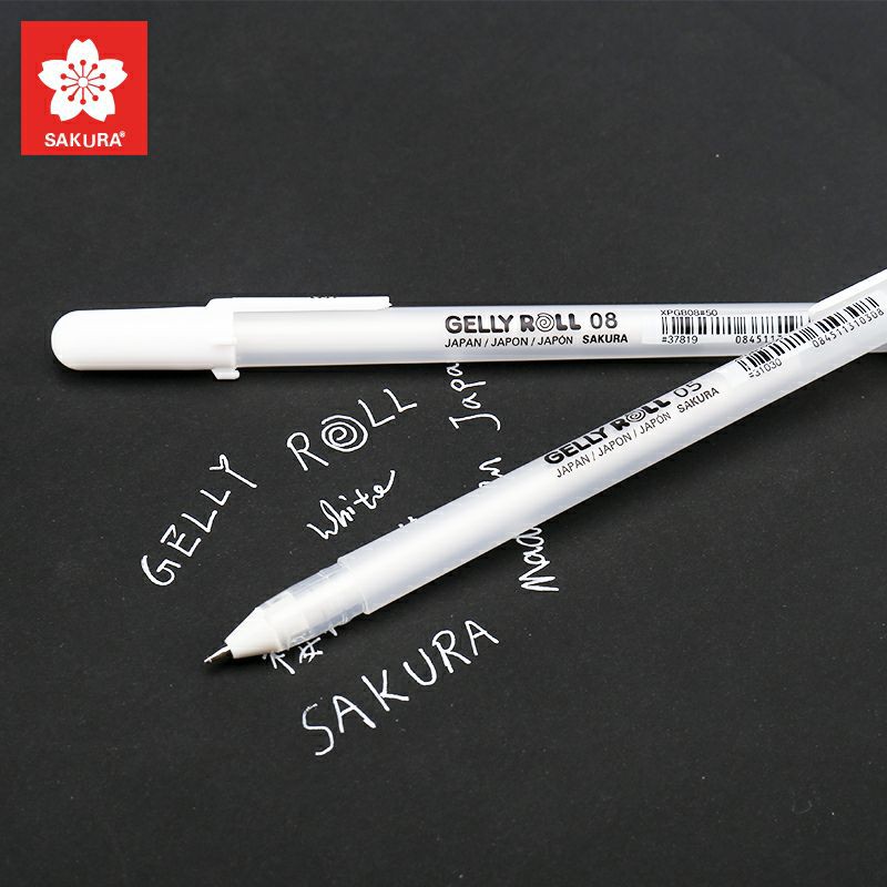 ปากกา Gelly Roll 08, 10 ปากกาขาว