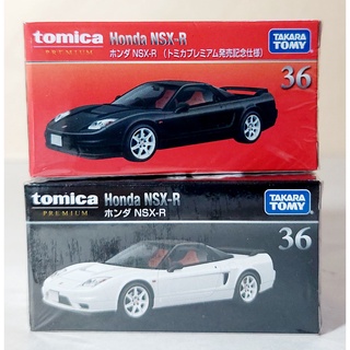 sh โมเดลรถโทมิก้า-ขนาดเล็ก Tomica Premium 🔆 No.36 Honda NSX New Type-R จำนวน 2 กล่อง 2 สี สเกล 1/60 ใหม่ กล่องสวยในซีล