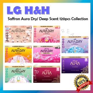 [LG H&amp;h] Saffron Aura Dry/ Deep Scent น้ําหอมสําหรับสะสม 120 ชิ้น