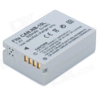 แบตเตอรี่กล้อง รุ่น NB-10L Replacement Battery for Canon