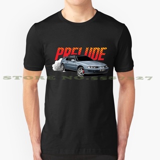 tshirtเสื้อยืดคอกลมฤดูร้อนเสื้อยืด พิมพ์ลายรถยนต์ Honda Prelude สไตล์วินเทจ ไซซ์ XS S M L XL XXL 3XL 4XL 5XL 6XLSto4XL