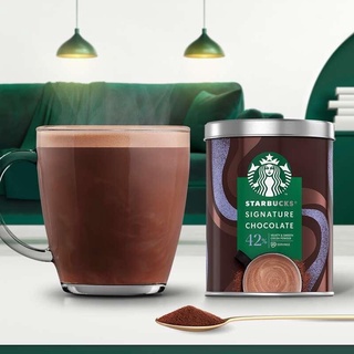 ✅พร้อมส่ง/ของแท้💯✅ Starbucks Signature Chocolate 42% 330g.