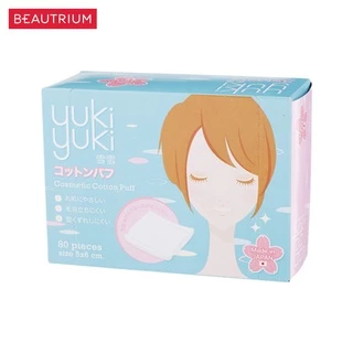 YUKI YUKI Cosemetics Cotton Puff สำลี 80pcs