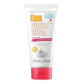 Faith in Face เฟธ อิน เฟซ เอ้ก ไวท์ วิป คลีนซิ่ง วิปโฟม ไข่ขาว 150ml.