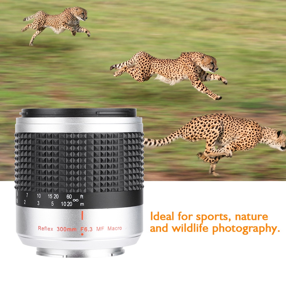 Telephoto Lens 300mm f6.3 APSC Telephoto Lenses Mirror Lens for SonyE