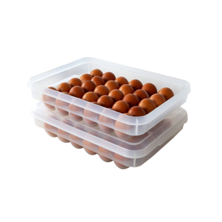 Super Lock กล่องเก็บไข่ 30 ฟอง รุ่น 6111 วางซ้อนได้ มีฝาปิด ที่เก็บไข่ ถาดใส่ไข่ เข้าตู้เย็นได้ Egg Storage