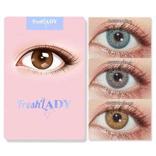 (COD)Freshlady Dna Taylor STARSHINE คอนแทคเลนส์ สีอ่อน บิ๊กอาย สำหรับแต่งหน้า 2 ชิ้น