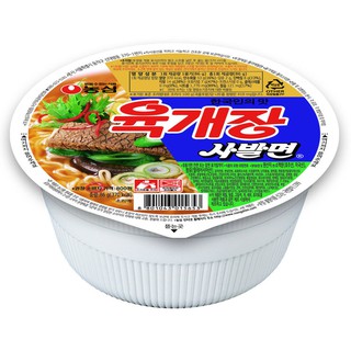 พร้อมส่ง 농심 육개장 บะหมี่กึ่งสำเร็จรูปเนื้อรสเผ็ด Nongshim Yukgaejang Cup noodle 86g