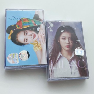 เทปคาสเซ็ท#△◕☁เทปกำมะหยี่สีแดง Red Bebega IU Li Zhien เทปสองตลับใหม่ยังไม่เปิดพร้อมเนื้อเพลง