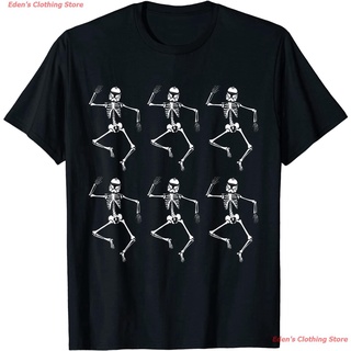 Edens Clothing Store New Star Wars Clone Trooper Dancing Skeletons Halloween T-Shirt เสื้อยืดผ้าฝ้าย 100%jiI