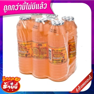 เอ็มแอนด์เค น้ำส้ม 25% 180 ซีซี X 6 ขวด  M&amp;K 25% Orange Juice 180 ml x 6 Bottles