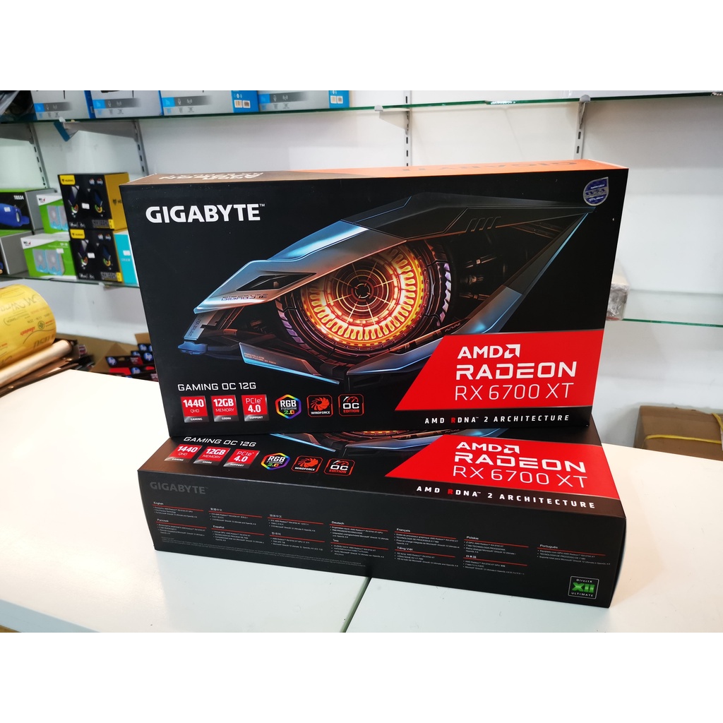 GIGABYTE RX 6700XT/12GB GAMING (OC/D6) สินค้าใหม่ มือ1