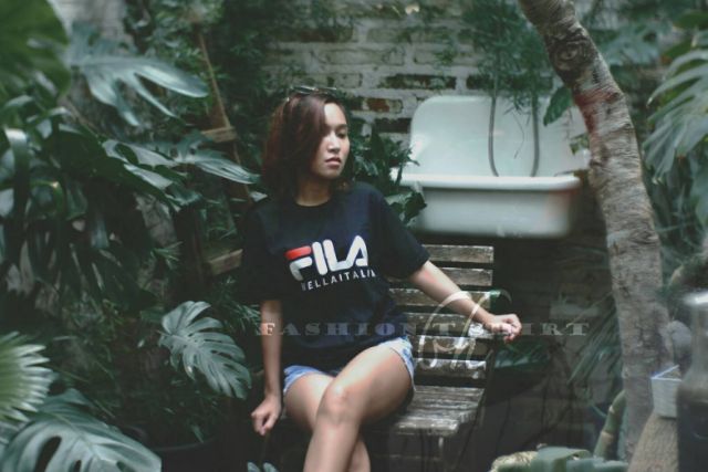 เหลือ 76 ใช้โค้ด 0E1F5F20D |เสื้อยืดFila พร้อมส่ง