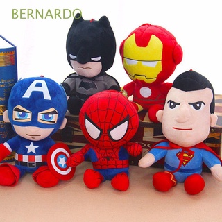 Bernardo Marvel Avengers Superman PP cutton Iron Man ของเล่นเด็ก ตุ๊กตาสไปเดอร์แมน ของขวัญเด็ก ของเล่นตุ๊กตา