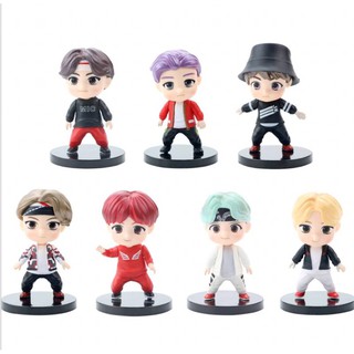 โมเดล ศิลปินเกาหลีวง BTS ชุด 7 ตัว ความสูง 8 cm (ln/m)