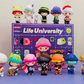 【พร้อมส่ง】กล่องสุ่มตุ๊กตา Dimoo Life University Series ของขวัญ สําหรับเด็ก