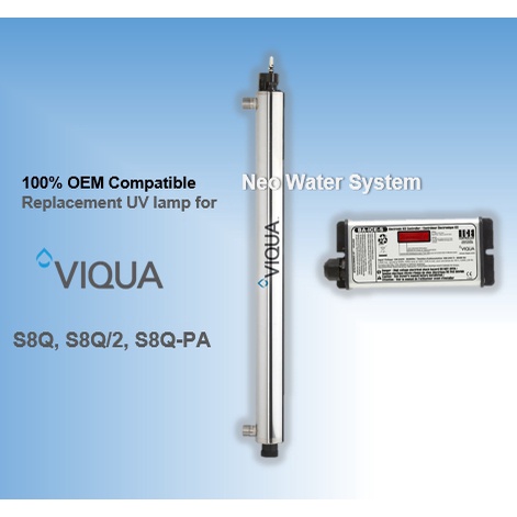 หลอดยูวีฆ่าเชื้อ S810RL สำหรับ Viqua S8Q-PA Series UV System