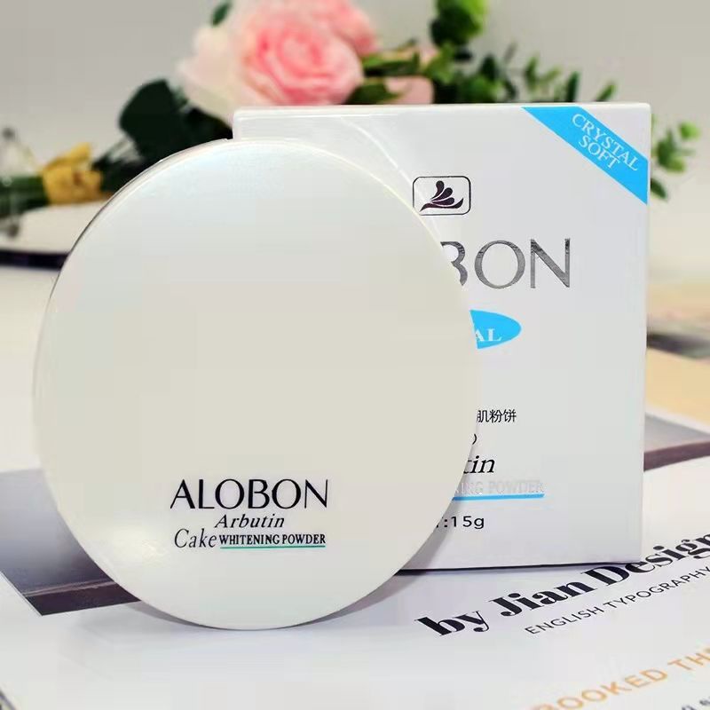แป้งพัฟALOBON บอกลาความมันหน้าขาวใสติดทนนานหน้าชุ่มชื่นไม่ทิ้งคราบสีธรรมชาติไม่ต้องเสียเวลาเติมซ้ำทาครั้งเดียว