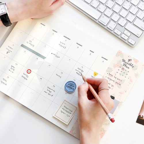 Desk Monthly Pad v.2 สมุดฉีกแพลนเนอร์รายเดือน พร้อมส่ง