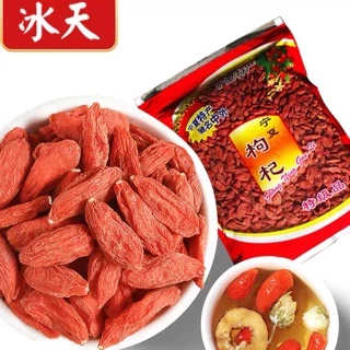 โกจิเบอร์รี่ เก๋ากี้แดง (枸杞）ขนาด 500g มีสารต้านอนุมูลอิสระและวิตามินซี เม็ดใหญ่ เกรดA อบแห้งพร้อมทาน