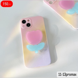 เคสไอโฟนไล่สี+ไอริงกุหลาบ