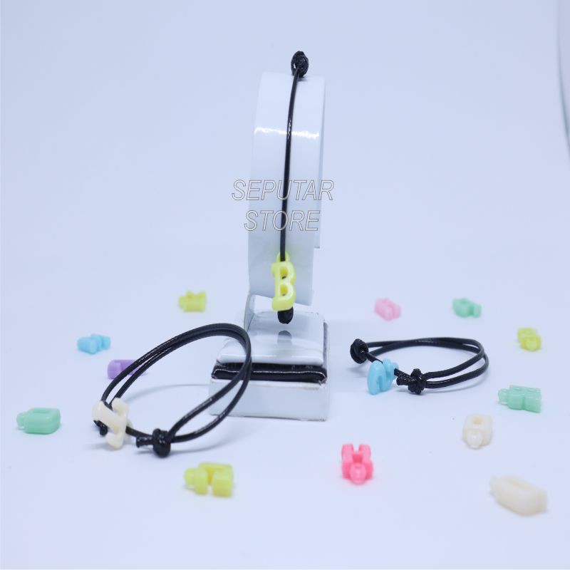AZ INITIAL NAME BRACELET DICE LETTER สี BRACELET ผู้หญิงผู้ชาย BRACELET