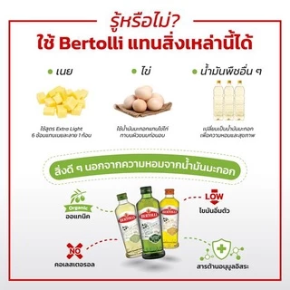 แนะนำ KETO น้ำมันมะกอก เหมาะ ย่างทอดผัด ตราเบอร์ทอลลี่