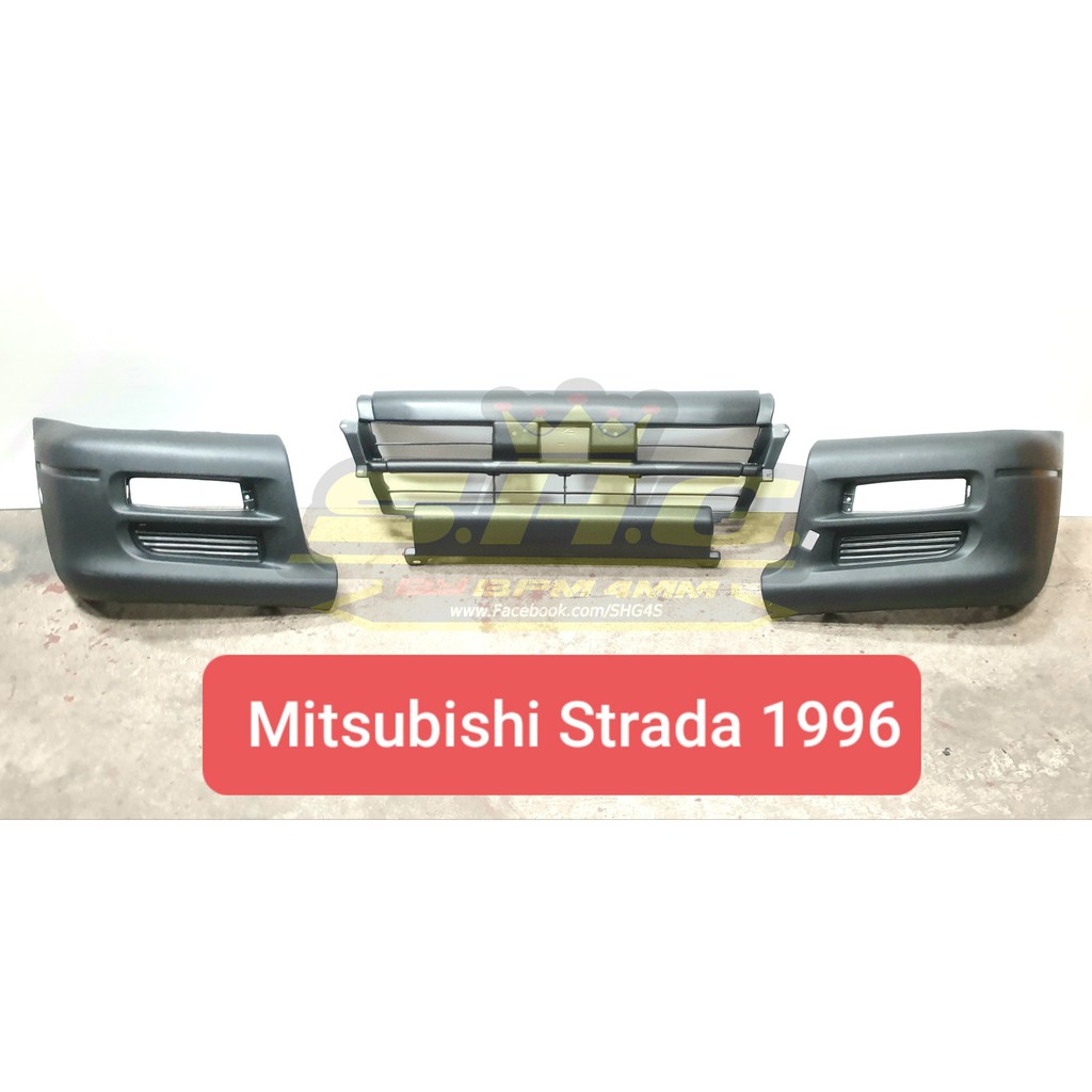 กันชนหน้า Strada สตาด้า 1996 Mitsubishi (รุ่น3ชิ้น) เทียบแท้