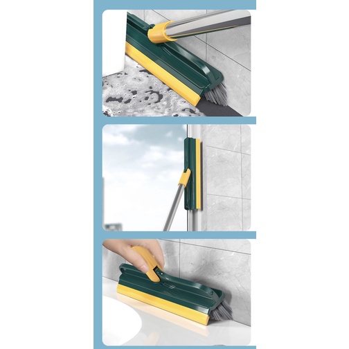 แปรงขัดพื้น แปรงถูพื้น 2in1 พร้อมที่รีดน้ำในตัว - รูปที่ 2